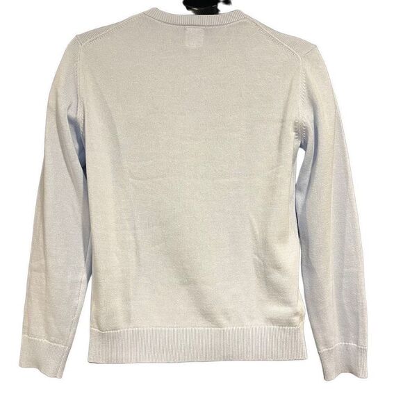 GAP Factory Light Blue Uniform V-Neck Sweater Boy’s XXL(14-16) - Picture 2 of 3